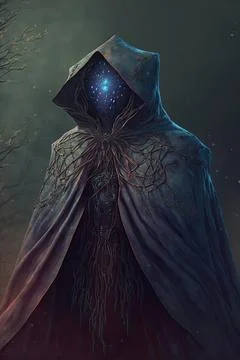 Cloak of arachnida Stock Illustration