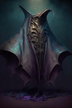 Cloak of the manta ray Stock Illustration