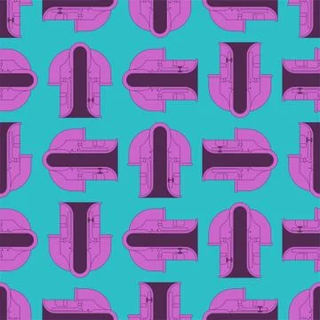 Cloak pattern seamless. Coat background. Vector ornament Stock Illustration