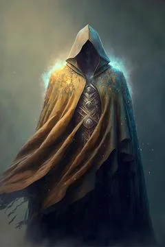 Cloak of protection Stock Illustration