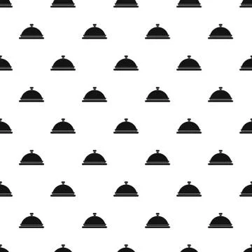 Cloche pattern, simple style Stock Illustration