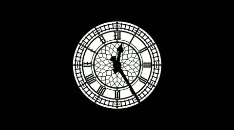 Clock-102-30 Video stock 12490992