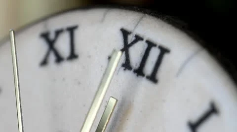 Clock 12 o'clock Stock Footage 10608494