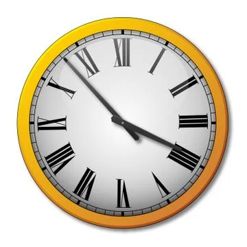 CLOCK 2018 Stock Illustration