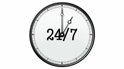 Clock: 24/7 Stock Footage 10685421