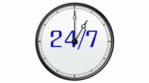 Clock: 24/7 Stock Footage 10688215
