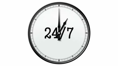 Clock: 24/7 Stock Footage 10688337