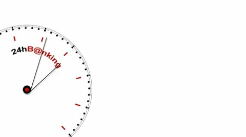 Clock: 24hBanking Stock Footage 10559375