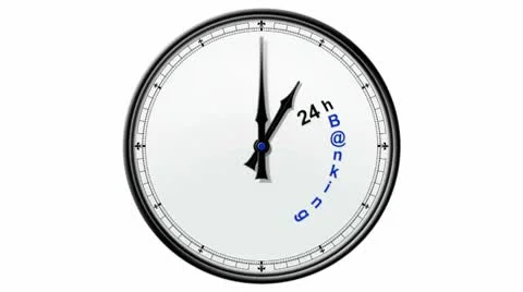 Clock: 24hBanking Stock Footage 10566321