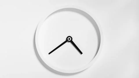 Clock 3d rendered Stock Footage 166139453