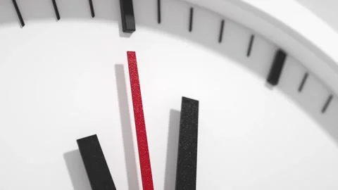 Clock 3d rendered Stock Footage 166139575