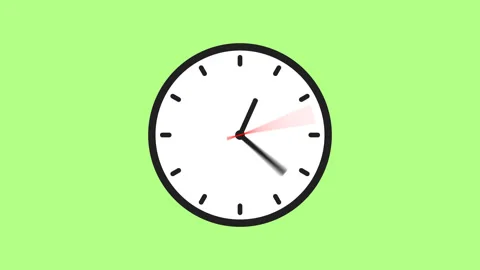 Clock 4 Video stock 272141763