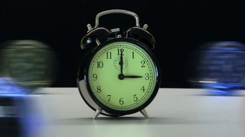 Clock Acceleration Deceleration HD Stock Footage 40714016