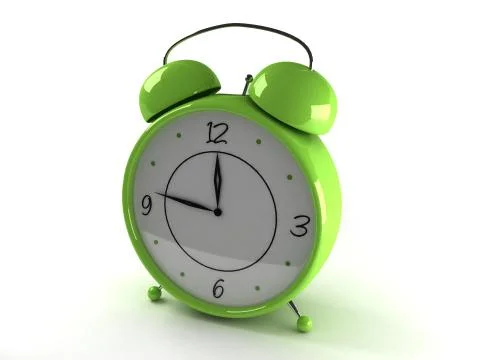 Clock with alarm clock Stock Illustration