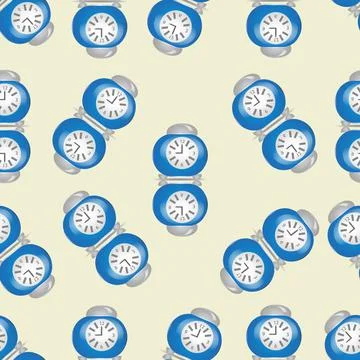 Clock alarm Illustrazione stock