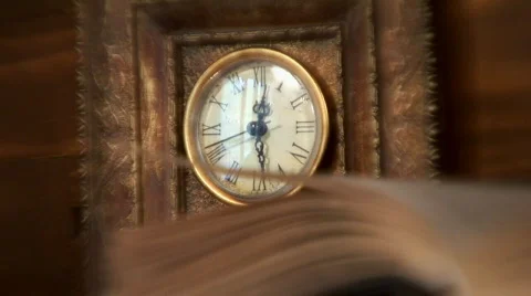Clock and book Stock-Footage 712803