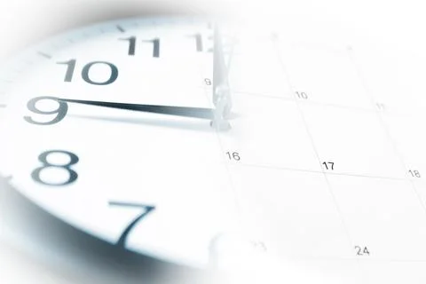 Clock and Calendar Stock Photos