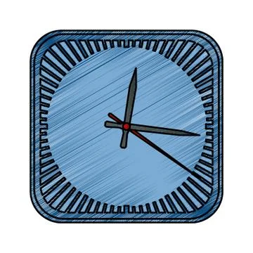 Clock and time concept イラスト素材