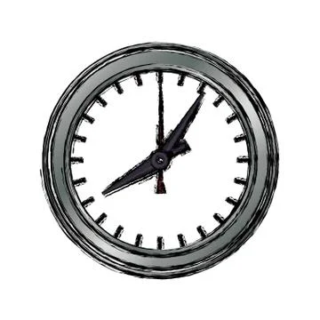 Clock and time concept イラスト素材