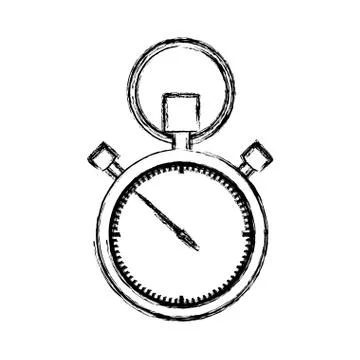 Clock and time concept Stock Illustration