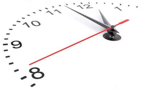Clock and timestamp with numbers イラスト素材