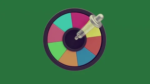 With clock and wheel spinning figure Stock-Footage 335980344