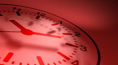 Clock animated vector Video stock 9800583