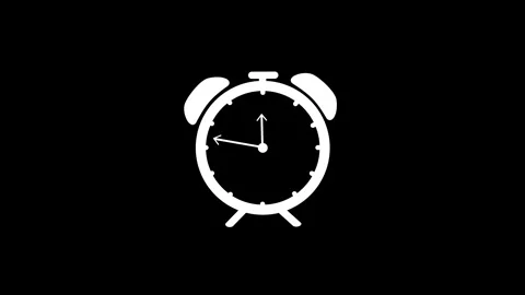 Clock animation, 12 o'clock Stock Footage 295357169