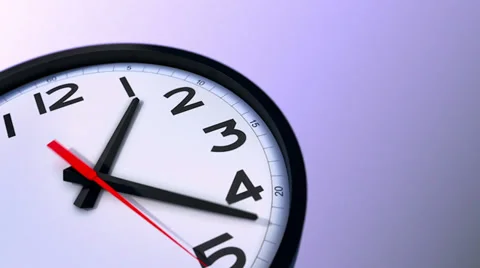Clock Animation Stock Footage 37096646
