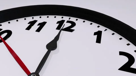 Clock Animation Video stock 55875436