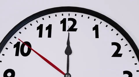 Clock Animation Video stock 55875793