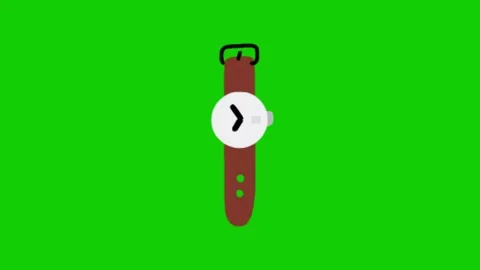 Clock Animation Motion Graphics Loop Stock Footage 340607642