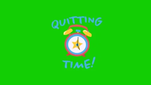 Clock Animation Motion Graphics Loop Stock Footage 340607648