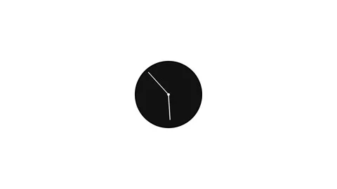 Clock animation, time lapse clock video concept Stock Footage 259560368