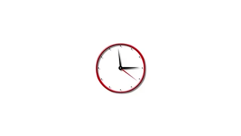 Clock animation, time lapse clock video concept Stock Footage 259560377