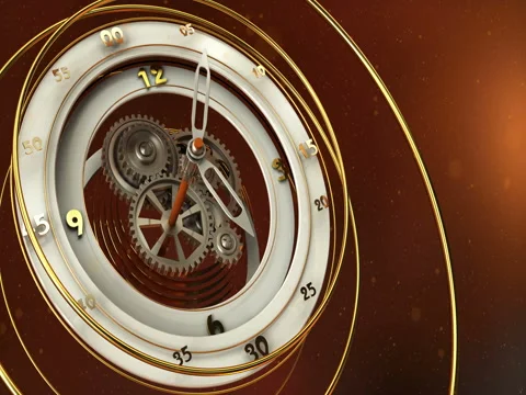 Clock background Stock Footage 76291290