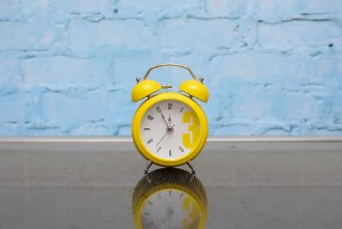 The clock on  background Stock Photos
