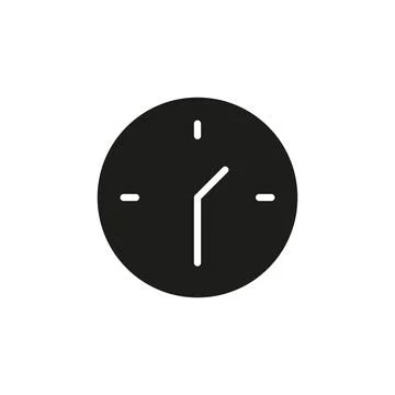 Clock bedroom icon vector basic design Stock Illustration