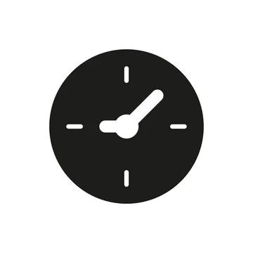 Clock bedroom icon vector basic design 스톡 일러스트