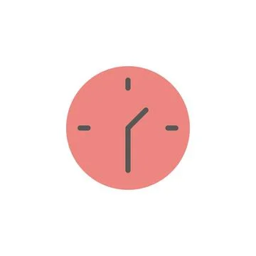 Clock bedroom icon vector basic design Stock Illustration