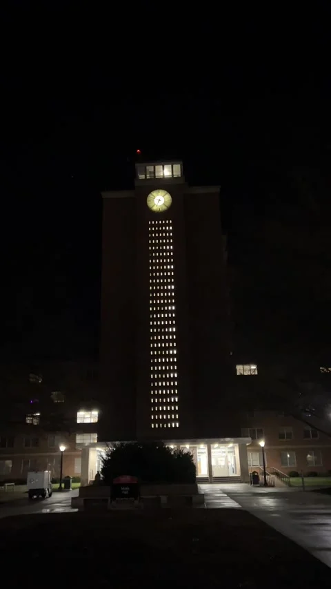 Clock building Video stock 168495333