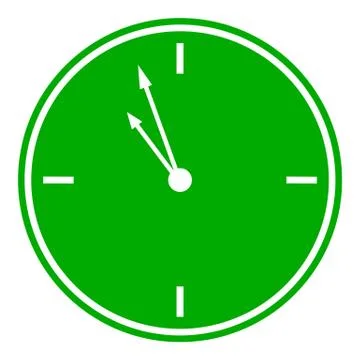 Clock button 스톡 일러스트