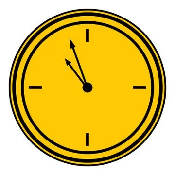 Clock button. 스톡 일러스트