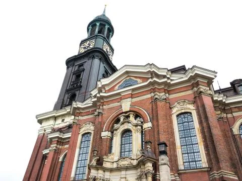 Clock civic tower Stock Photos