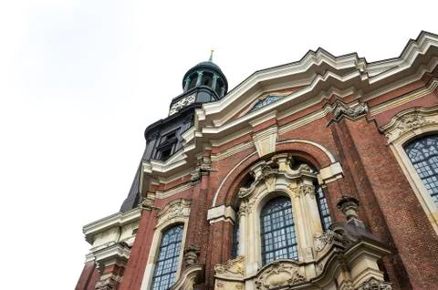 Clock civic tower Stock Photos