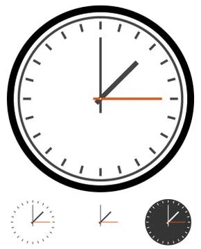 Clock, clockface vector. Time, schedule vector 스톡 일러스트