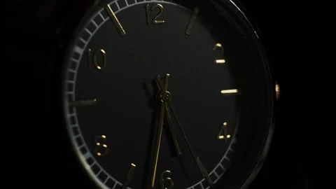 Clock close up Stock Footage 246598610