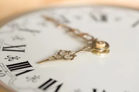 Clock Close Up Foto stock