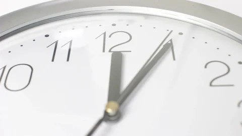 Clock Close Up Speed Up Stock Footage 102522369