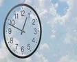 Clock With Clouds Time Lapse 02 SD Footage